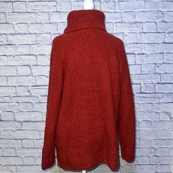 Madewell ribbed turtleneck chunky sweater - Picture 4 of 13